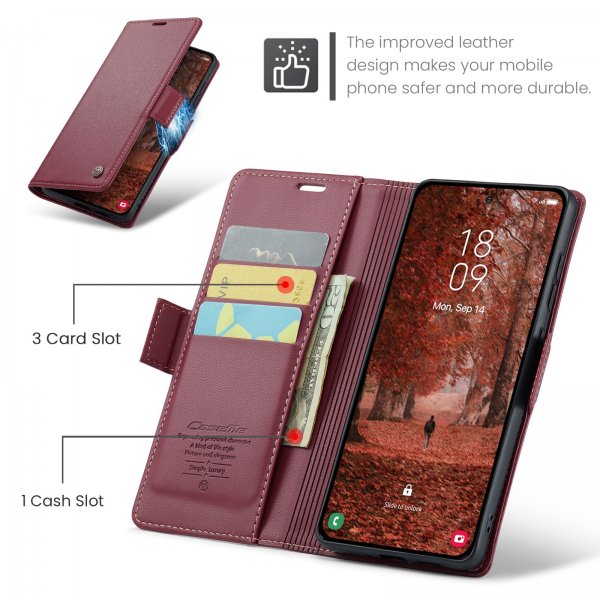 CaseMe Samsung Galaxy A37 -suojakuori 023 Series punainen