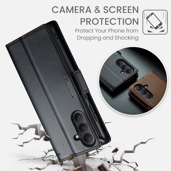 CaseMe Samsung Galaxy A37 -suojakuori 023 Series Musta