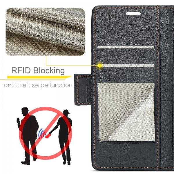 CaseMe Samsung Galaxy A37 -suojakuori 023 Series Musta