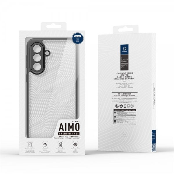 Dux Ducis Samsung Galaxy A37 -kuoret, Aimo Series, musta