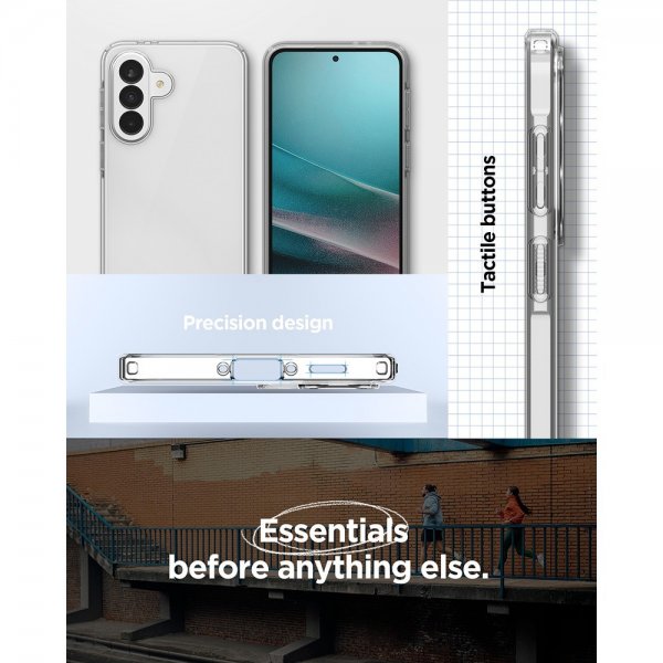 Spigen Samsung Galaxy A37 -kuori, Liquid Crystal, kirkas