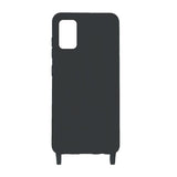 Samsung Galaxy A41 Silikonikuoret Kaulaketjulla Musta