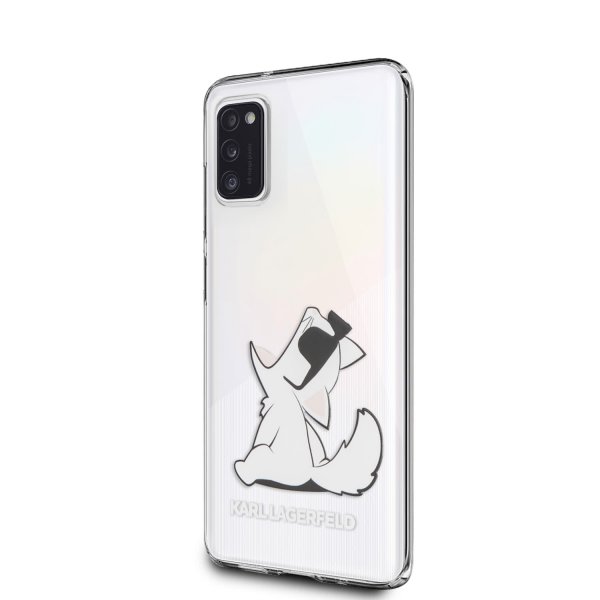 Karl Lagerfeld Samsung Galaxy A41 Kuori Fun Choupette Läpinäkyvä