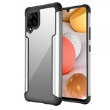 Samsung Galaxy A42 5G Kuori Metallireuna Hopea