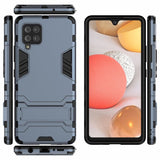 Samsung Galaxy A42 5G Kuori Armor Jalustatoiminto Sininen