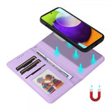 Betopnice Samsung Galaxy A52/A52s 5G Kotelo irrotettavalla kuorella 005 Lila