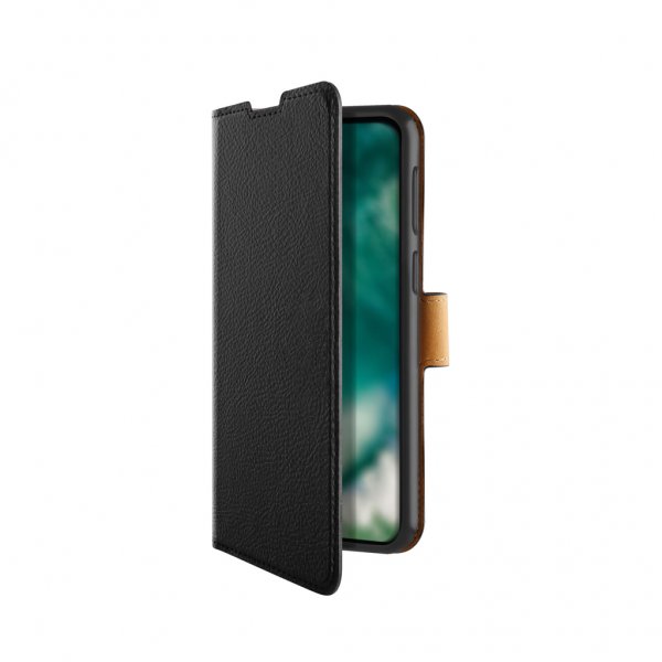 Xqisit Samsung Galaxy A52/A52s 5G -suojakotelo Slim Wallet Selection, musta
