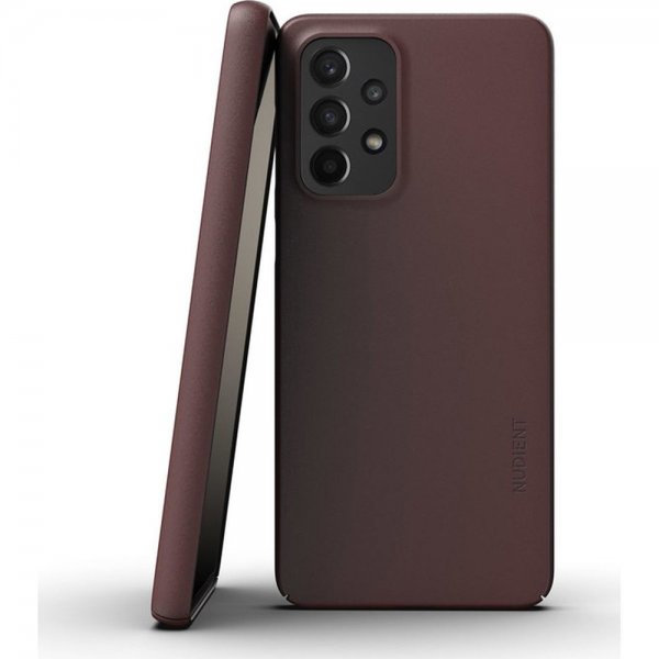 Nudient Samsung Galaxy A53 5G Thin Case V3 Sangria Red -suojakuori