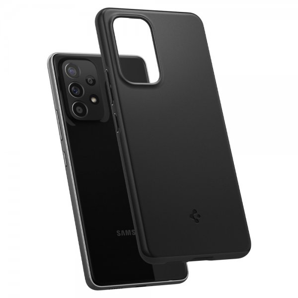 Spigen Samsung Galaxy A53 5G Thin Fit -suojakuori, musta