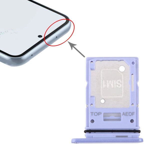 Samsung Galaxy A54 5G SIM-korttipidike - Violetti