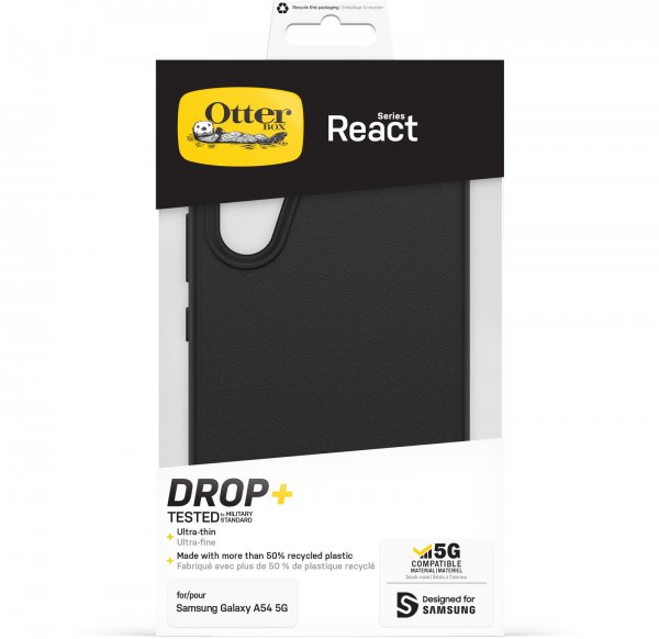 Otterbox Samsung Galaxy A54 5G React Suojakuori Musta