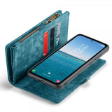 CaseMe Samsung Galaxy A55 -kotelo 008-sarja, irrotettava kuori, sininen