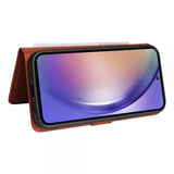 Betopnice Samsung Galaxy A55 Kotelo irrotettavalla kuorella 005 Ruskea