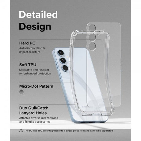 Ringke Samsung Galaxy A55 Suojakuori Fusion Clear