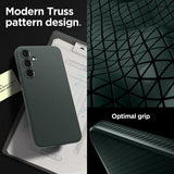 Spigen Samsung Galaxy A55 -suojakuori Liquid Air Abyss Green