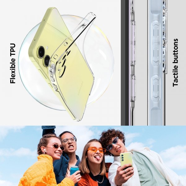 Spigen Samsung Galaxy A55 Kuori Liquid Crystal Crystal Clear
