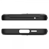 Spigen Samsung Galaxy A55 -suojakuori Optik Armor, musta
