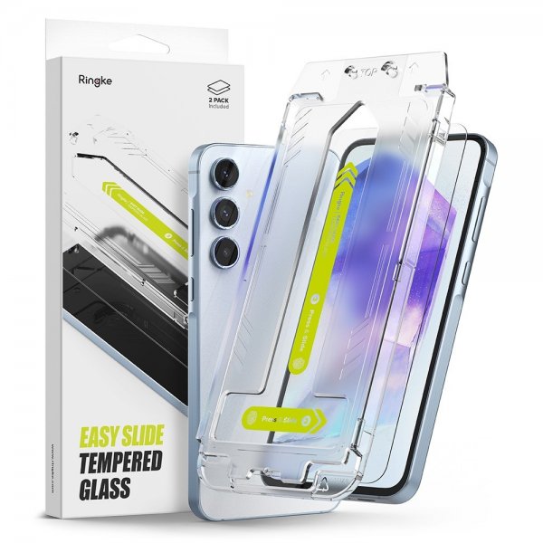 Ringke Samsung Galaxy A55 -näytönsuoja Easy Slide 2-pakkaus