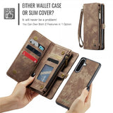 CaseMe Samsung Galaxy A56 -suojakotelo 008 Series Irrotettava kuori, ruskea