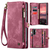 CaseMe Samsung Galaxy A56 -kotelo 008 Series, irrotettava kuori, punainen