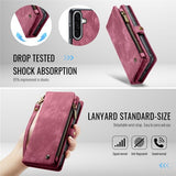 CaseMe Samsung Galaxy A56 -kotelo 008 Series, irrotettava kuori, punainen