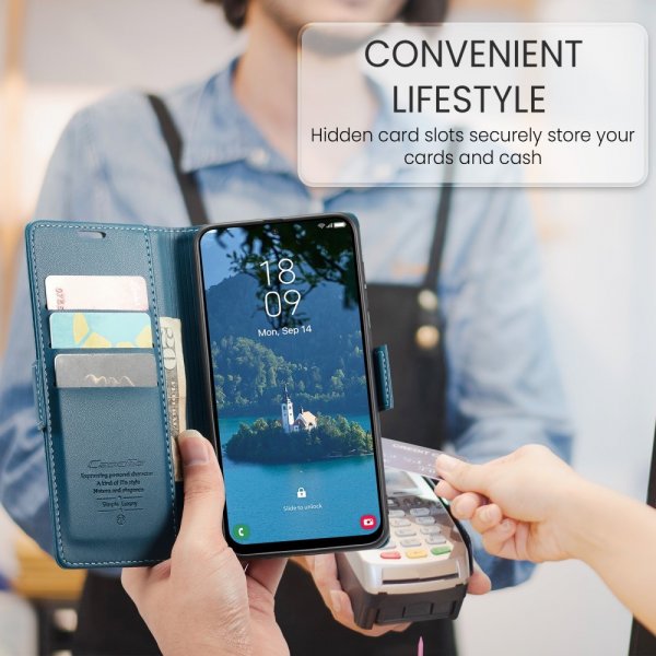 CaseMe Samsung Galaxy A56 Kotelo 023 Series Sininen
