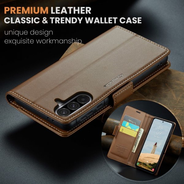 CaseMe Samsung Galaxy A56 -suojakotelo 023 Series Ruskea