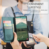 CaseMe Samsung Galaxy A56 suojakotelo 023-sarja, vihreä