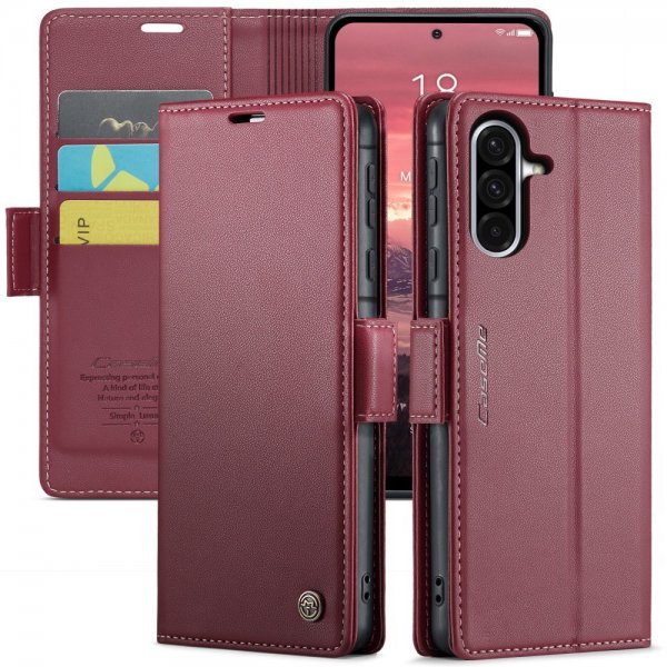 CaseMe Samsung Galaxy A56 -suojakotelo, 023 Series, punainen