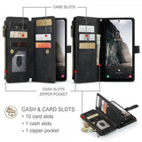 CaseMe Samsung Galaxy A56 Kotelo C30 Series Musta