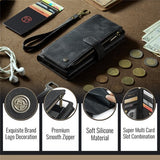 CaseMe Samsung Galaxy A56 Kotelo C30 Series Musta