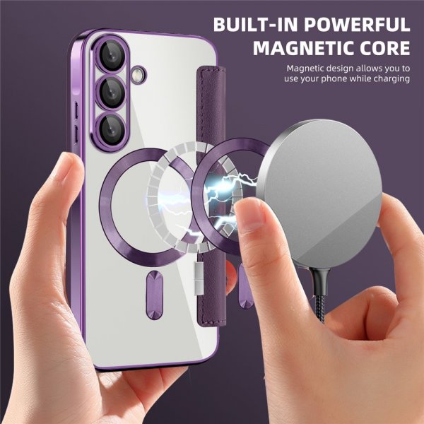 Samsung Galaxy A56 Kotelo MagSafe Violetti