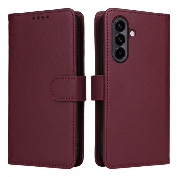 Betopnice Samsung Galaxy A56 Kotelo Irrotettavalla Kuorella 005 Punainen