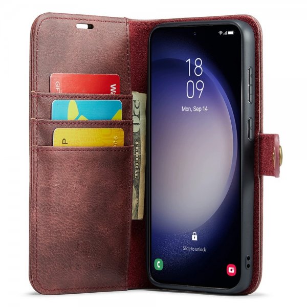 Dg.Ming Samsung Galaxy A56 Kotelo Irrotettavalla Kuorella Punainen