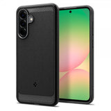 Spigen Samsung Galaxy A56 -suojakuori, Rugged Armor, mattamusta