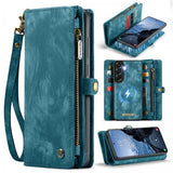 CaseMe Samsung Galaxy A57 -kotelo 008 Series, irrotettava kuori, sininen