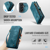 CaseMe Samsung Galaxy A57 -kotelo 008 Series, irrotettava kuori, sininen