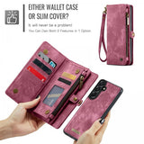 CaseMe Samsung Galaxy A57 -kotelo 008 Series, irrotettava kuori, punainen