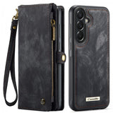 CaseMe Samsung Galaxy A57 -kotelo 008 Series, irrotettava kuori, musta