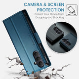 CaseMe Samsung Galaxy A57 suojakotelo 023-sarja sininen