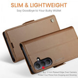 CaseMe Samsung Galaxy A57 Suojakotelo 023-sarja Ruskea