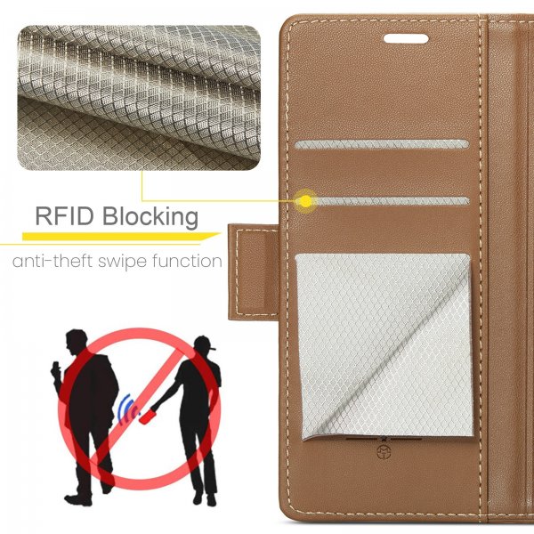 CaseMe Samsung Galaxy A57 Suojakotelo 023-sarja Ruskea