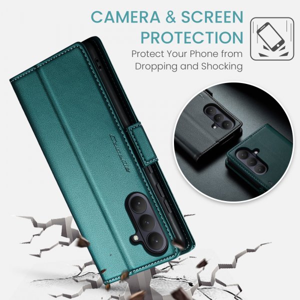 CaseMe Samsung Galaxy A57 Kotelo 023 Series Vihreä