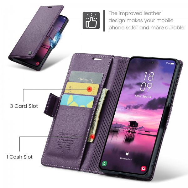 CaseMe Samsung Galaxy A57 Suojakotelo 023-sarja Violetti