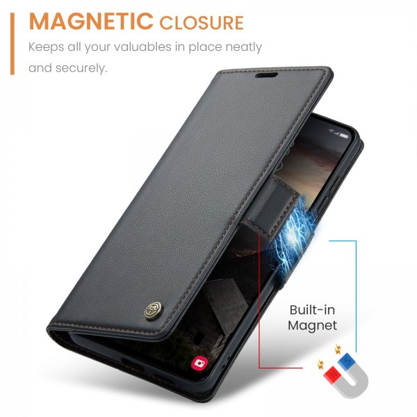 CaseMe Samsung Galaxy A57 -suojakuori 023 Series, musta