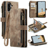 CaseMe Samsung Galaxy A57 -suojakuori, C30-sarja, ruskea