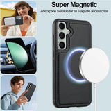 Nordic Covers Samsung Galaxy A57 -kotelo irrotettavalla MagSafe-kuorella, Raven Black