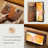 Dg.Ming Samsung Galaxy A57 Kotelo irrotettavalla Kuorella Ruskea