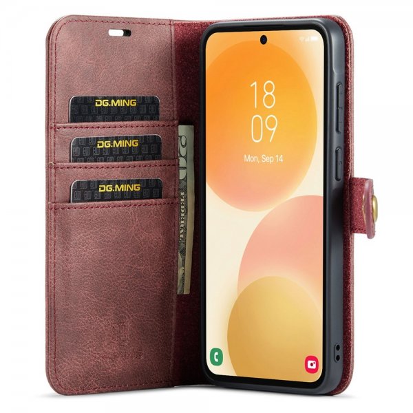 Dg.Ming Samsung Galaxy A57 Kotelo irrotettavalla Kuorella Punainen