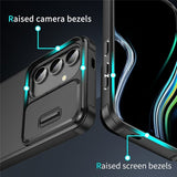 Samsung Galaxy A57 Kuori Camera Slide Musta